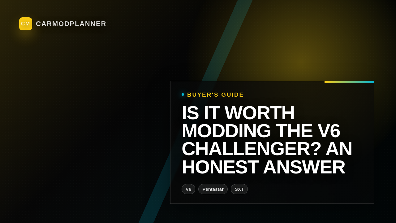 Is It Worth Modding the V6 Challenger? An Honest Answer