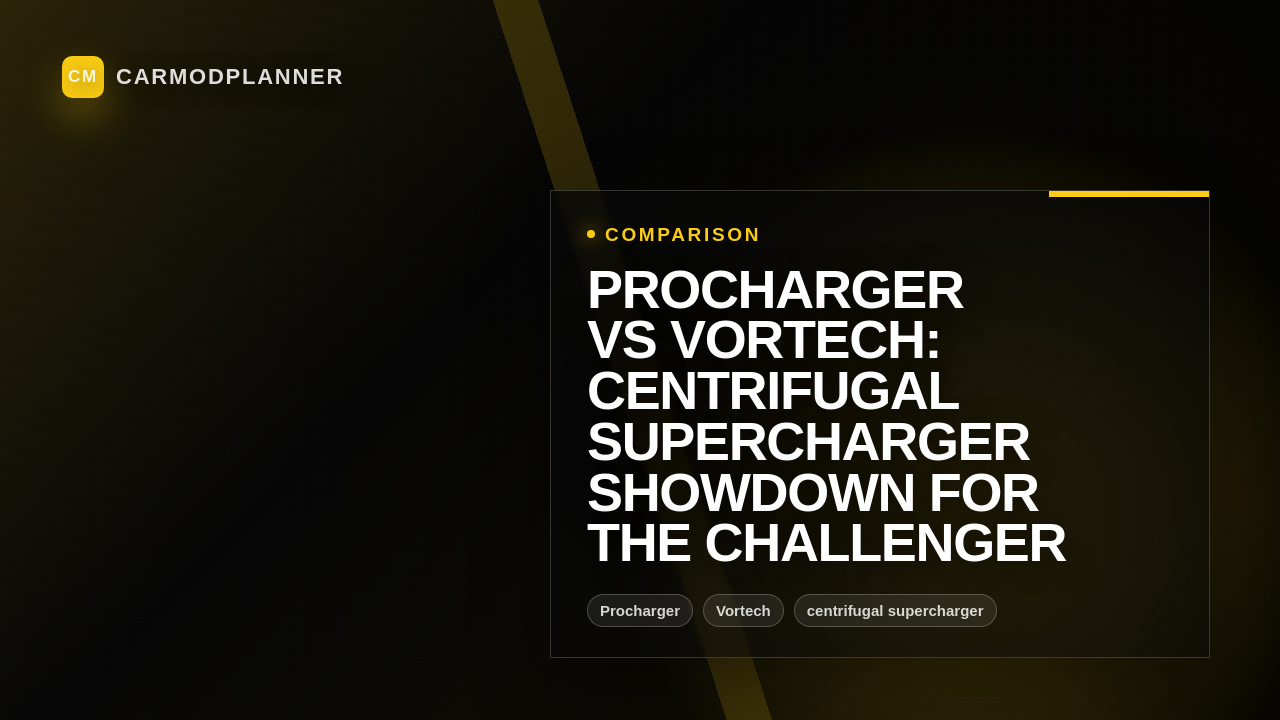 Procharger vs Vortech: Centrifugal Supercharger Showdown for the Challenger