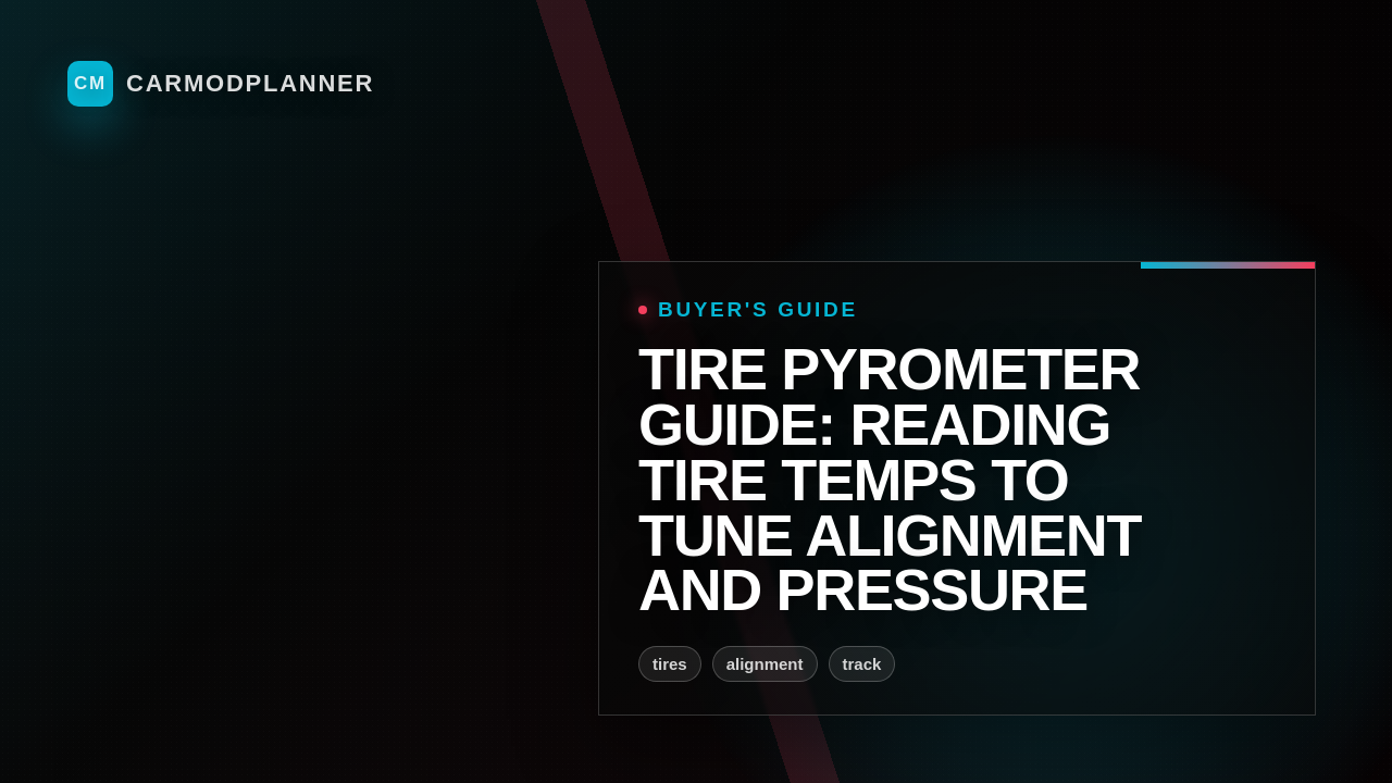 Tire Pyrometer Guide: Reading Tire Temps to Tune Alignment and Pressure