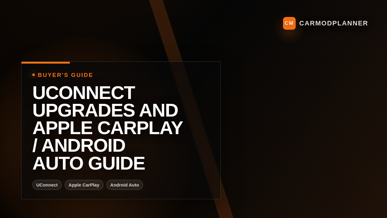 UConnect Upgrades and Apple CarPlay / Android Auto Guide