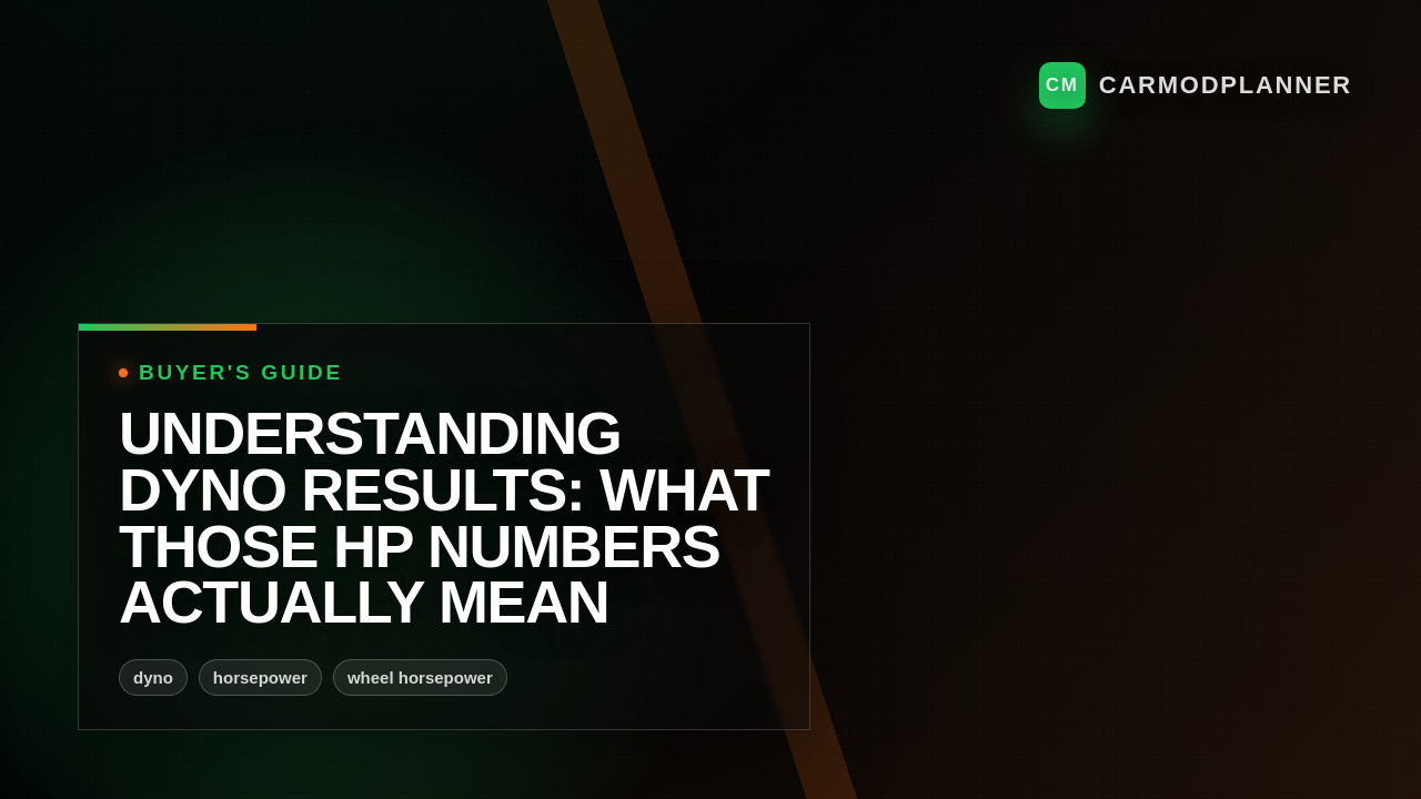 Understanding Dyno Results: What Those HP Numbers Actually Mean