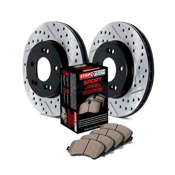 StopTech Sport Drilled & Slotted Rotors (Pair)